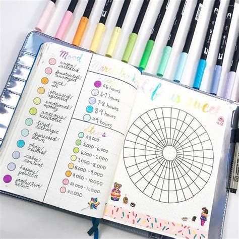 24 Clever Bullet Journal Mood Trackers