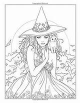 Coloring Pages Selina Halloween Witch Fairy Fenech Magic Gothic Adult Book Colorear Getdrawings Johnson Para Night Fantasy Libro Amazon Visitar sketch template