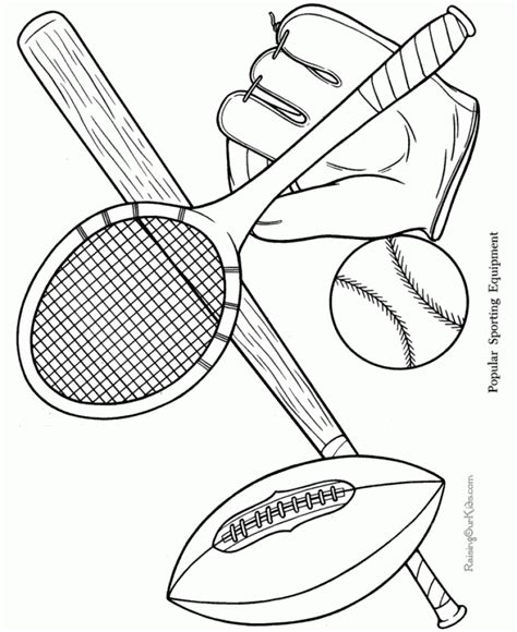printable sports coloring pages ekhu