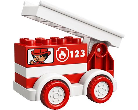 lego set   fire truck  duplo town rebrickable build