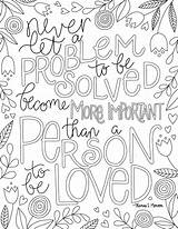 Lds Coloring Pages Problems Vs People Quote President First Printable Comments Hello Friends When Choose Board sketch template