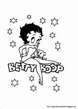 Betty Boop Coloring Pages Printable Drawing Print Cartoons Kids Cartoon Getdrawings Brighthub sketch template