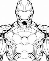 Iron Patriot sketch template