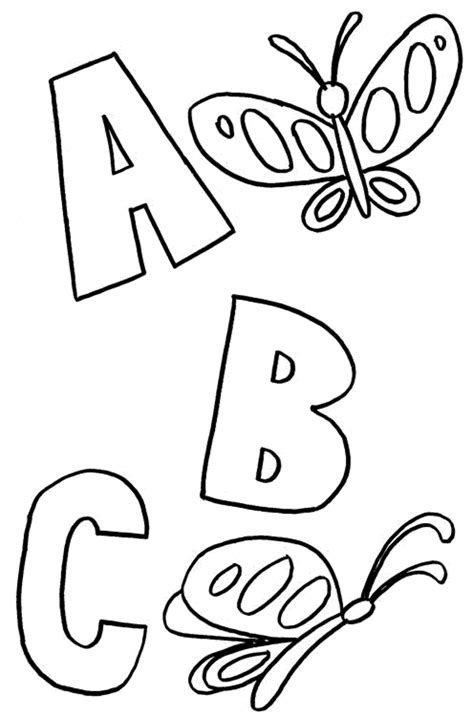 coloring pages  nursery class abc coloring pages kindergarten