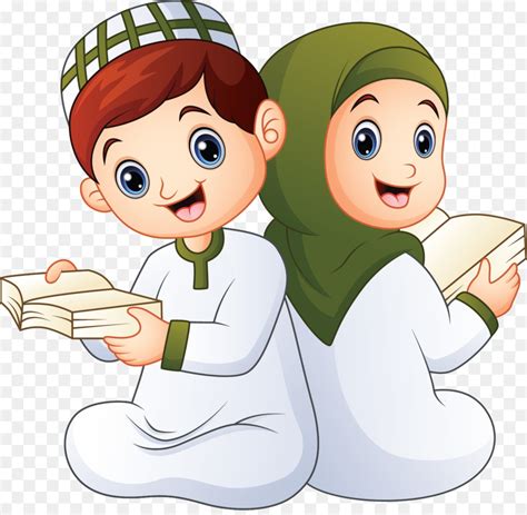 gambar animasi anak muslim  keren infobaru