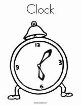 Clock Coloring Pages Printable Kids Clipart Time Alarm Cuckoo Drawing Color Cliparts Print Worksheet Clocks Colouring Telling Grandfather Bestcoloringpagesforkids Walking sketch template