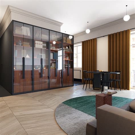 600 Square Feet Apartment Design With Wonderful Maximalist