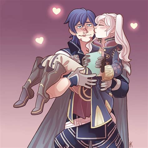 A Tender Moment For Chrom And Robin By Kika Ila On