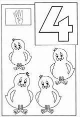 Numeri Mandala Ducks Coloringbay Kindergarten Stampare sketch template