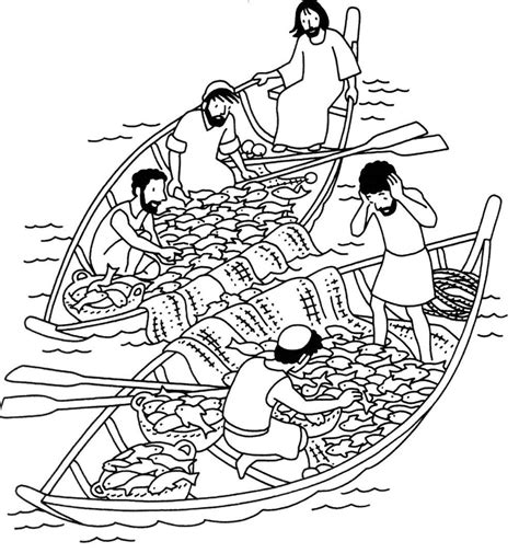 fishers  men coloring page sundayschoolist