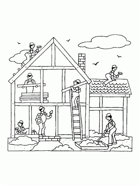 building coloring page  kids coloring tools coloring home