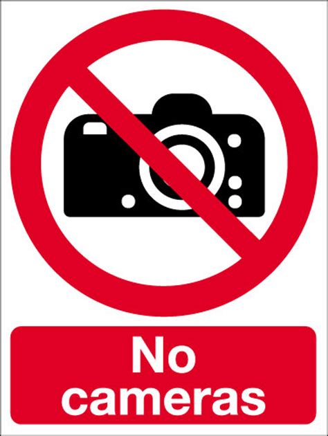 cameras sign signs  safety