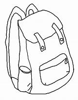 Backpack Coloring Printable Pages School Backpacks Back Clipart Kids Template Book Bags Cliparts Color Print Girls Library Sheet Clip Popular sketch template