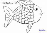 Rainbow Trout Coloring Pages Getcolorings Fish Color sketch template