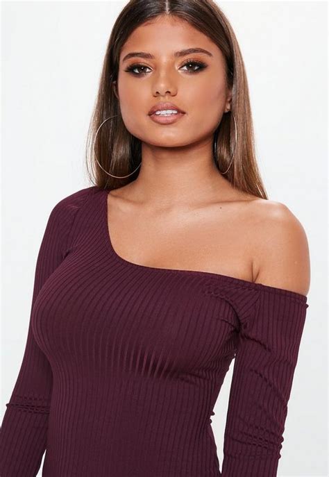 Carli Bybel X Missguided Long Sleeve Ribbed Midi Dress Missguided
