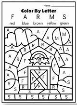 Farm Animal Printables Preschool Kindergarten Kids Letter Worksheets Color Coloring Printable Pages Learning Alphabet Theme Educational Simpleeverydaymom Worksheet Activities Activity sketch template