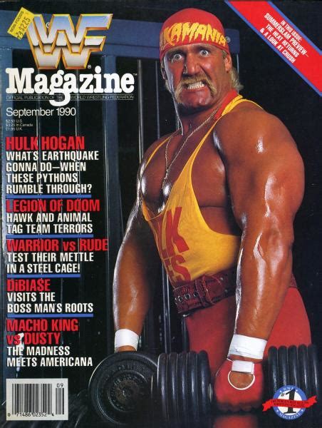 Hulk Hogan Wwf Wrestling Magazine September 1990 Rick Rude Ultimate
