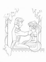 Coloring Frozen Valentine Pages Colouring Pdf Anna Ai Also sketch template