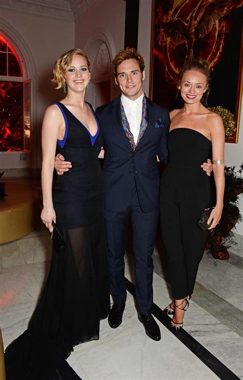 jennifer lawrence sam claflin and laura haddock celebrated the all the stars that flocked to