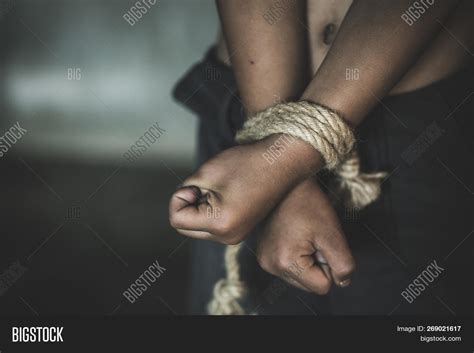 hands tied rope image and photo free trial bigstock