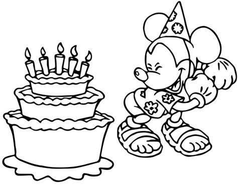 happy birthday  coloring pages