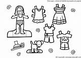 Clothes Coloring Pages Kids Dress Clothing Kunjungi Cute Sheets sketch template