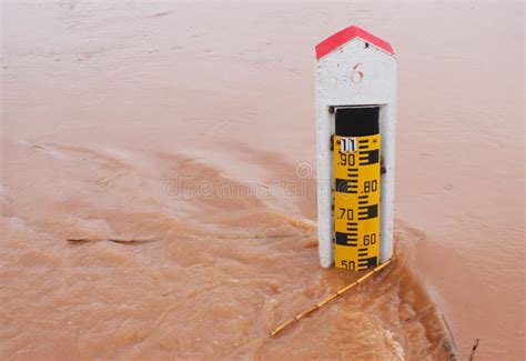 measure  water level stock photo image