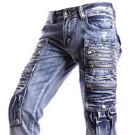 jeansian brand mens designer jeans pants trousers denim blue