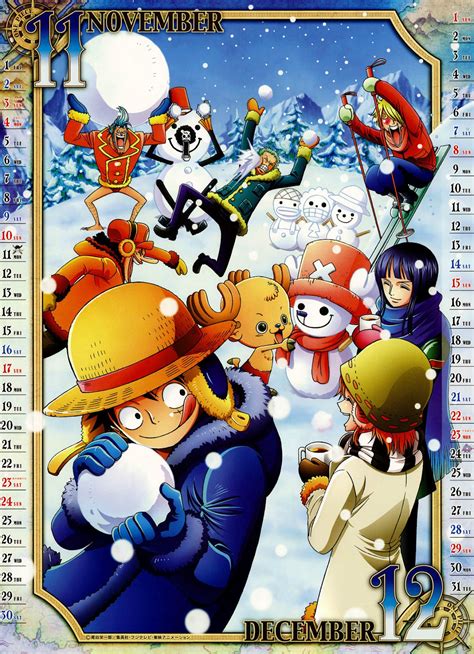 jg s playground anime one piece 2013 calendar