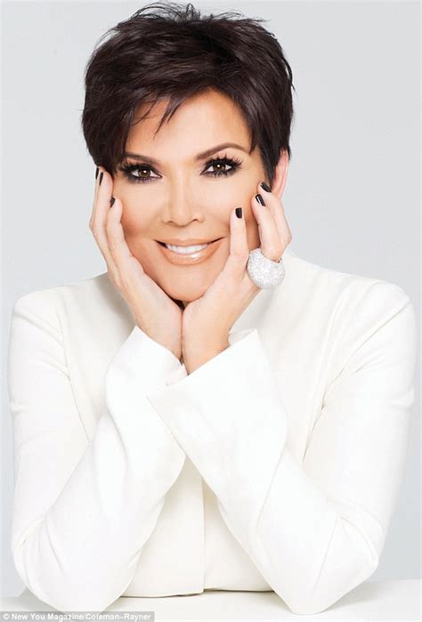 kris jenner poses in raunchy black lace outfit for magazine shoot as