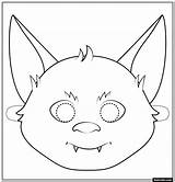 Ausdrucken Masken Coloring Masque Kostenlos Loup Colorare Disegni Kinderbilder Pipistrello Maschera Umris Primanyc Souris Chauve sketch template