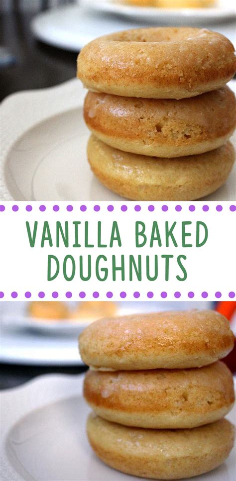 Vanilla Baked Doughnuts Fresh From The