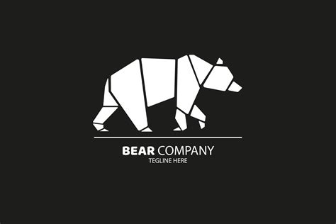 polar bear logo design logo templates creative market