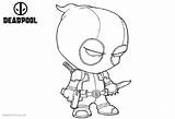 Deadpool Coloring Pages Baby Sadly Printable Funny Lego Kids Color Adults Marvel Template sketch template