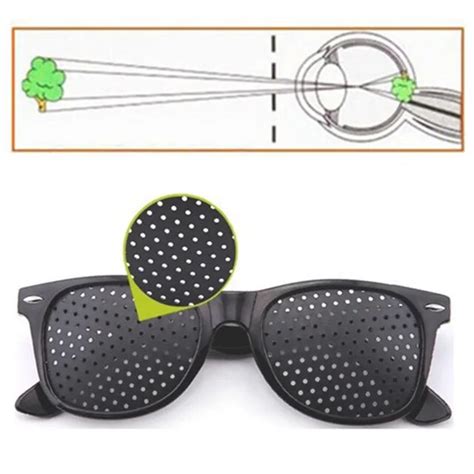 vision care pin hole sunglasses men women anti myopia pinhole glasses