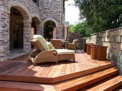 20 Beautiful Backyard Wooden Patio Ideas