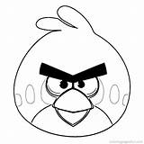 Angry Coloring Pages Bird Printable Birds Kids Color sketch template