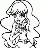 Monster High Twyla Draw Drawing Pages Face Coloriage Colouring Step Coloriages Getdrawings sketch template