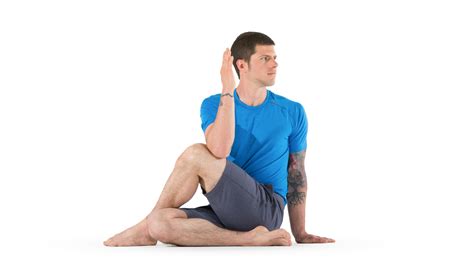 lord   fishes pose seated  spinal twist