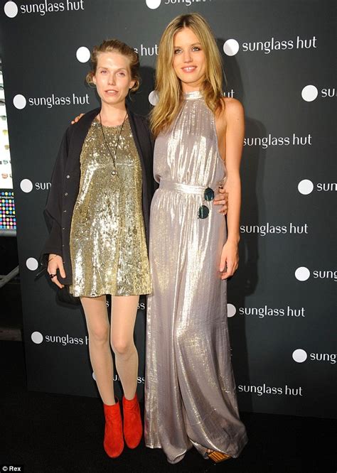 georgia may jagger stands out in silver as she attends new york fashion week with theodora