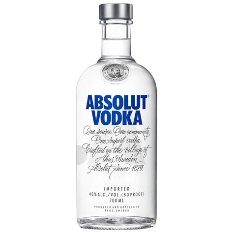 absolute vodka cl alcohol spirits bm