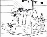 Overlocker Manual Toyota Machine Sewing Instructions Instruction Enlarge Click Manuals sketch template