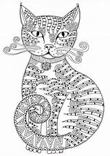 Volwassenen Katten Mandala Katzen Coloriage Malvorlage Poes Dieren раскраски Kleuren Poesje Haustiere Malvorlagen Raskraski Downloaden Uitprinten Chats кошки sketch template
