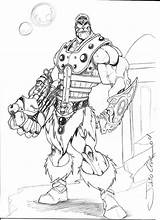 Man He Universe Fisto Deviantart Masters Wolf Signs Character Comic Line Concept Coloring Drawing Do Characters Sketch sketch template