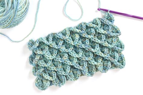 crocodile crochet stitch tutorial