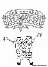 Pages Spurs Coloring Antonio San Nba Spongebob Search Basketball Print Again Bar Case Looking Don Use Find Top sketch template