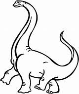 Coloring Pages Apatosaurus Lift Foot sketch template