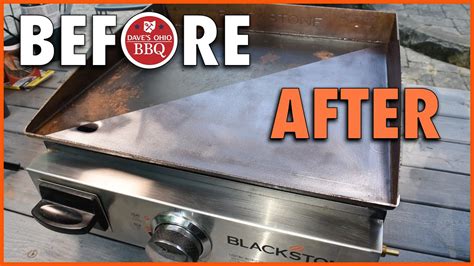 restore  rusty blackstone griddle whats
