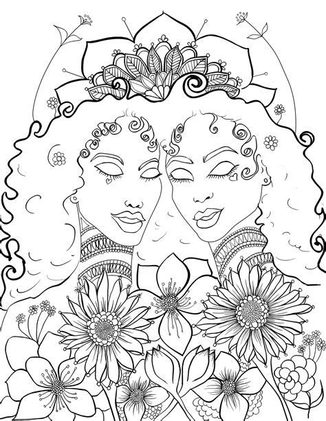 coloring pages  adults tumblr adult coloring page girl portrait
