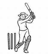 Cricket Match2 sketch template